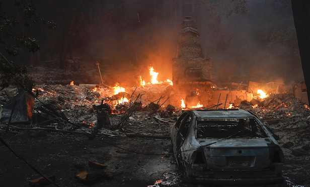 A home ravaged by the CZU August Lightning Complex Fire Aug. 21, 2020