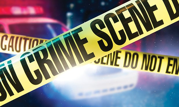 Crime scene tape.