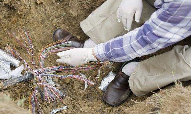 Our insured was laying underground fiber optic cables when they accidentally cut the claimant's power line. (Photo: iStockphoto)