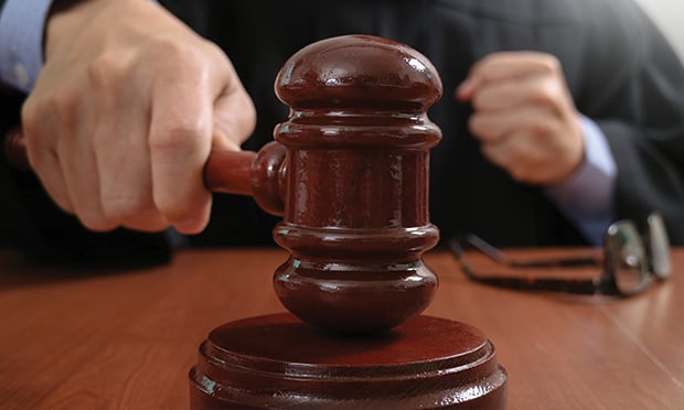 Judge's gavel.