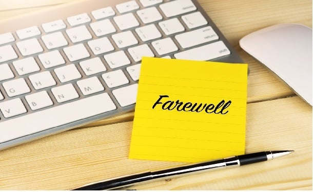 Farewell note