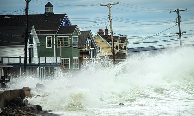 Storm surge.