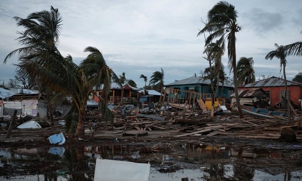 Destroyed houses in the coastal neighborhood of El Muelle after Hurricane Iota made landfall in Bilwi, Nicaragua, on Friday, Nov. 20, 2020. Hurricane Iota slammed into Central America as the Atlantic's strongest storm of the year, bringing catastrophic winds and torrential rain to a region still reeling from a storm two weeks ago. (Photo: Carlos Herrera/Bloomberg)