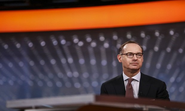 Oliver Baete, chief executive officer of Allianz SE, pauses during a Bloomberg Television interview in London, U.K., on Wednesday, Feb. 26, 2020. (Photo: Bloomberg)