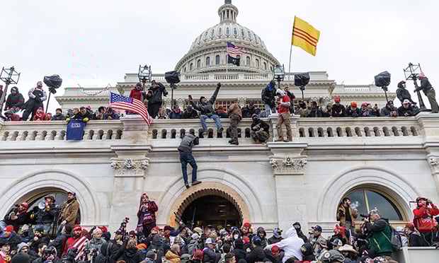 Riots and civil commotion at the Capitol.