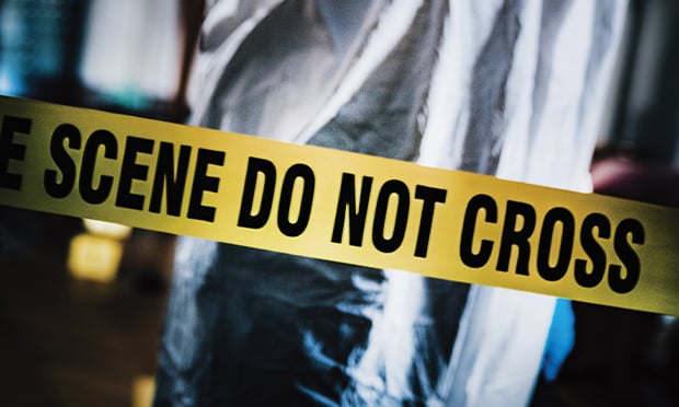 Human decomposition begins approximately four minutes after death. In an average adult, there are between 1.2 to 1.5 gallons of blood. In an average 200-pound adult, there are over 120 pounds of bodily fluids. They are going to go somewhere. (Credit: BioSheen) 