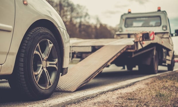 When the damaged vehicle is finally moved to a repair or salvage facility, the job is referred to as a 