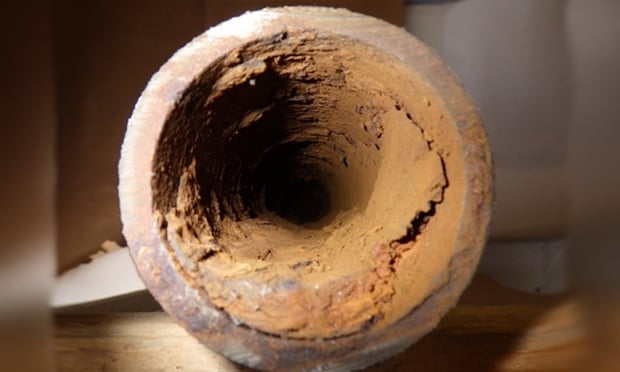 Cast-iron pipe corrosion is complex and involves a variety of biological, chemical and physical stress factors on the interior and exterior of cast iron pipe surfaces. However, other environmental factors may result in stoppages that are often not taken into account. (Credit: Donald Dunn)