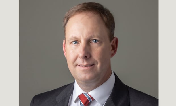One memorable piece of advice imparted on Patrick Albrecht (seen here) by his father, who also worked in insurance, was 'don't get stuck behind a desk.' 