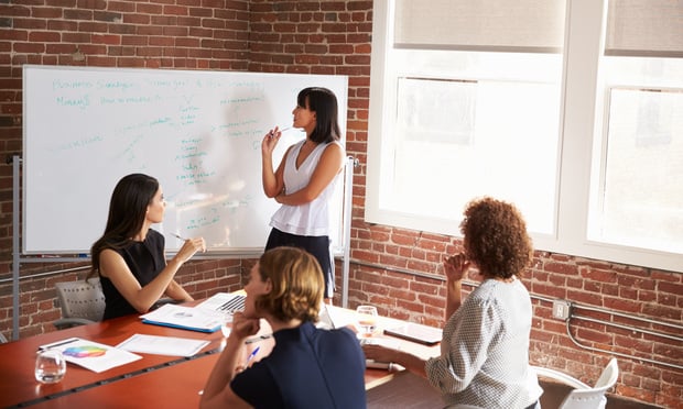 Women are more likely (51%) than their male counterparts (44%) to say employers are not good at motivating workers to seek out education opportunities. Further, women are much more likely than men to say that they experience affordability barriers.(Credit: Monkey Business Images/Shutterstock.com)