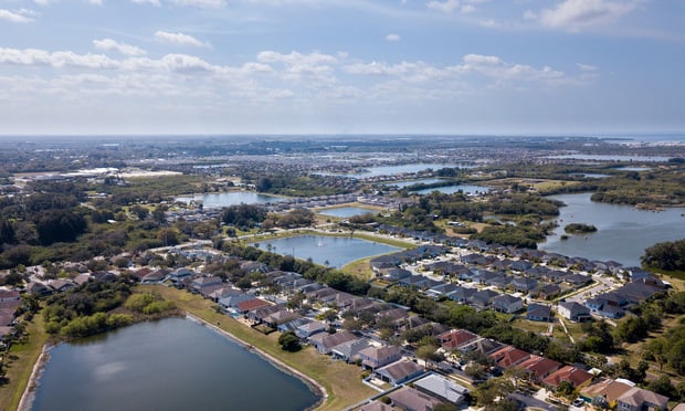 Aerial View of a Tampa Bay, Florida. Credit: Fitz/Adobe Stock
