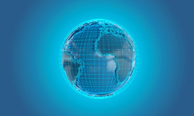 World map. 