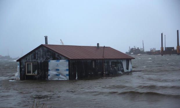 According to the NOAA, a storm surge should not be confused with a storm tide. A storm tide is defined as the water level rise due to the combination of storm surge and the astronomical tide. Even though the rise in water level can cause extreme flooding in coastal areas when a storm surge coincides with normal high tides and can reach up to 20 feet or more. (Credit: Peggy Fagerstrom/AP)