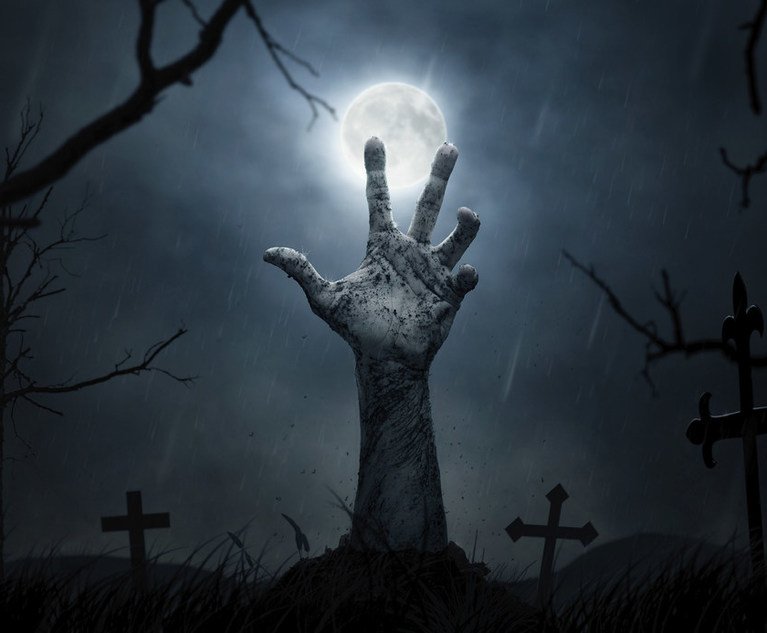 Another common horror theme that presents interesting insurance questions involves a property built on an ancient burial ground, which causes blood to pour down the walls. Of course, this leaves behind extensive 