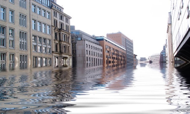 In the U.S., where 90% of natural disasters result in flooding and flood insurance is typically excluded from standard home insurance policies, the coverage gap for flooding is already enormous and poised to grow larger still. (Credit: Petrov Stanislav/Shutterstock.com)