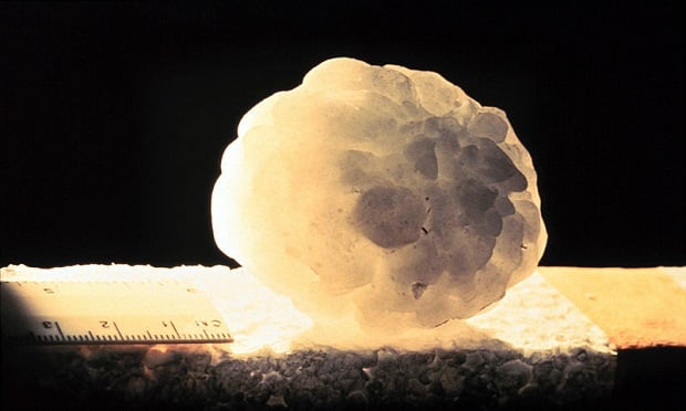 The right data enables insurers to better approach hail risk with reliable underwriting and pricing, a well-calibrated risk appetite and a solid grasp of portfolio-level exposure. (National Severe Storms Laboratory Collection/Wikipedia Commons)