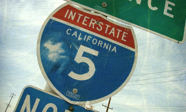 Interstate 5 freeway in California. Credit: jdoms/Adobe Stock