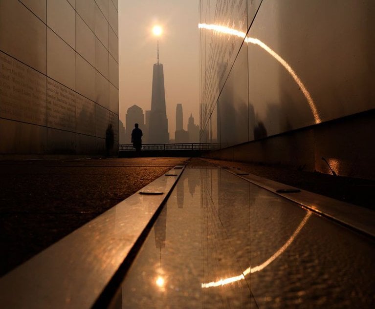 Smoke shrouds the skyline of lower Manhattan, June 30, 2023. Photographer: Gary Hershorn/Corbis News/Getty Images