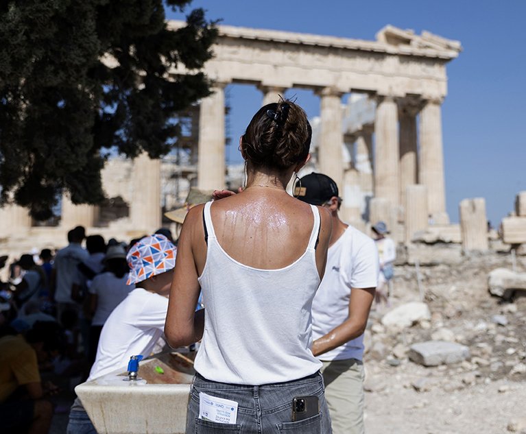The Acropolis altered its operating hours in July as a result of the extreme heat. Photographer: Yorgos Karahalis/Bloomberg
