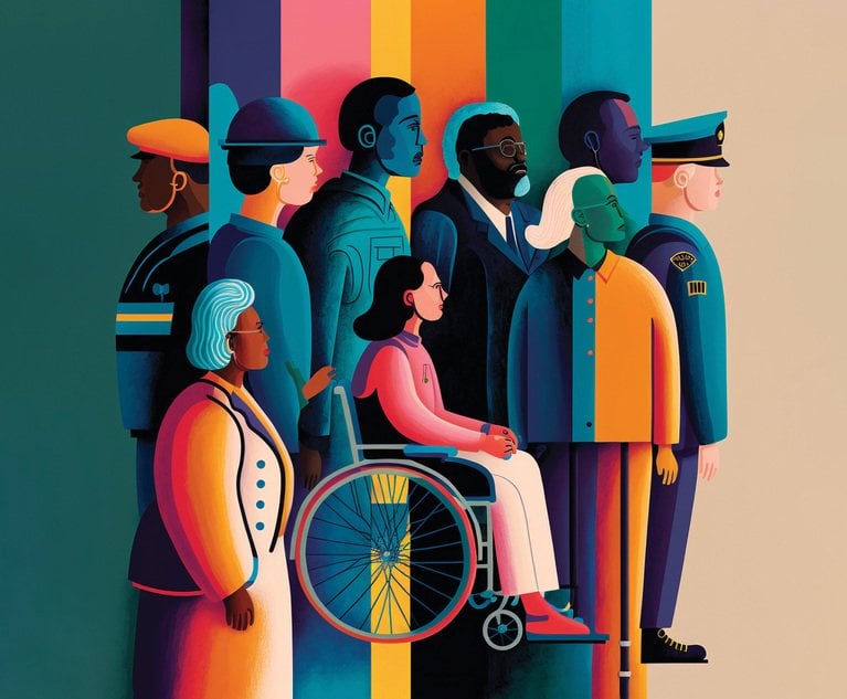 An artistic illustration of a diverse group of people.