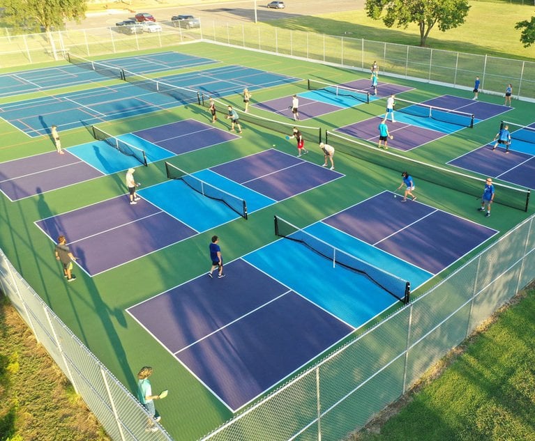 Across the country, there are some 10,720 pickleball facilities and an average of nearly 130 courts opened each month during 2022, according to USA Pickleball, the national governing body for the sport. Credit: Nicholas/Adobe Stock