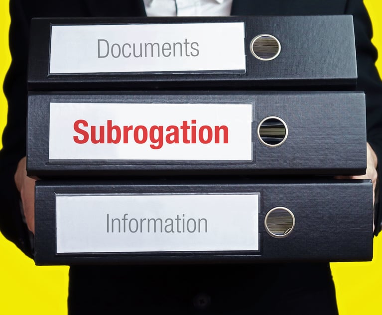 What subrogation clauses are doing is telling the insured that if the insured turns to his own policy for coverage when another party was responsible for the loss, that the policy will pay him for the loss, and then go against the responsible party to be reimbursed for the payment that was issued. Credit: MQ-Illustrations/Adobe Stock