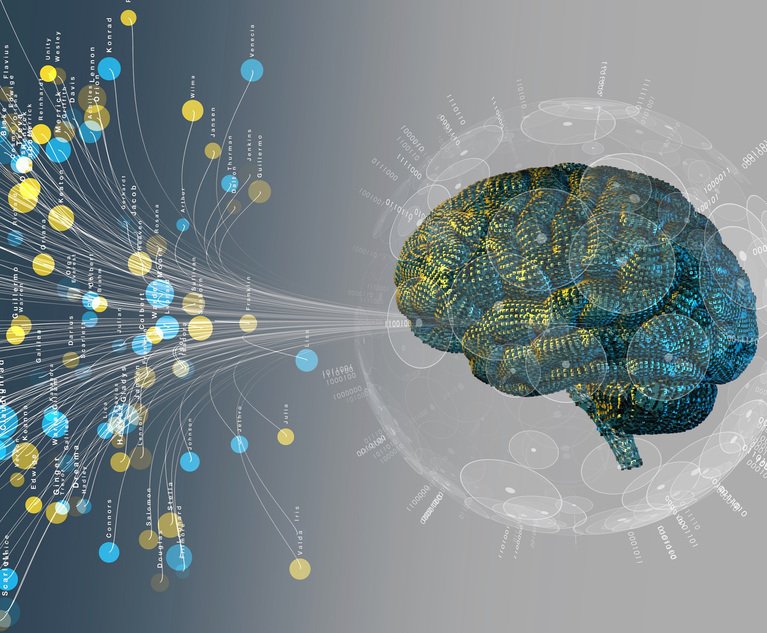 An illustration of a digital brain.