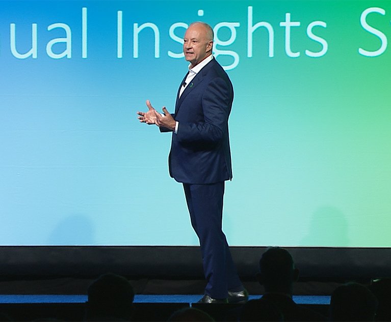 NCCI President and CEO Bill Donnell, pictured here at the organization's 2022 Annual Insights Symposium, has been in the insurance industry for more than 30 years. Credit: NCCI 