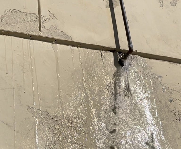 The average claim amount for a burst residential pipe is between $10,000 and $20,000, according to Plymouth Rock Home Assurance. (Courtesy of Hilliard Martinez Gonzalez/ALM Media archives)