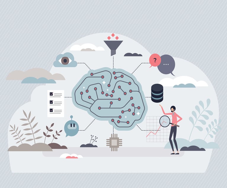 An illustration demonstrating artificial intelligence.