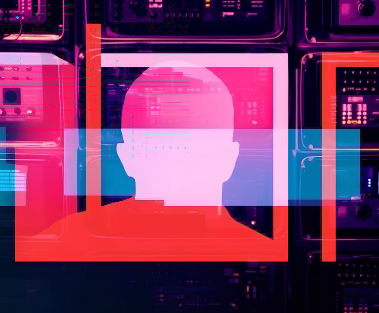An illustration of a digitally generated human silhouette.