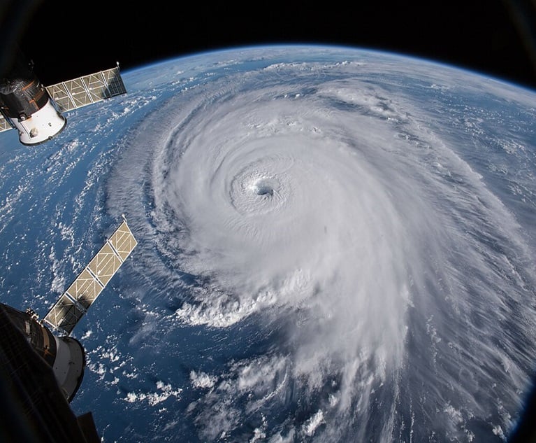 While seasonal hurricane forecasts are skillful, they are also far from perfect. This is a look at Hurricane Florence in 2018 as viewed from International Space Station. (NASA Goddard Space Flight Center/Wikipedia Commons)