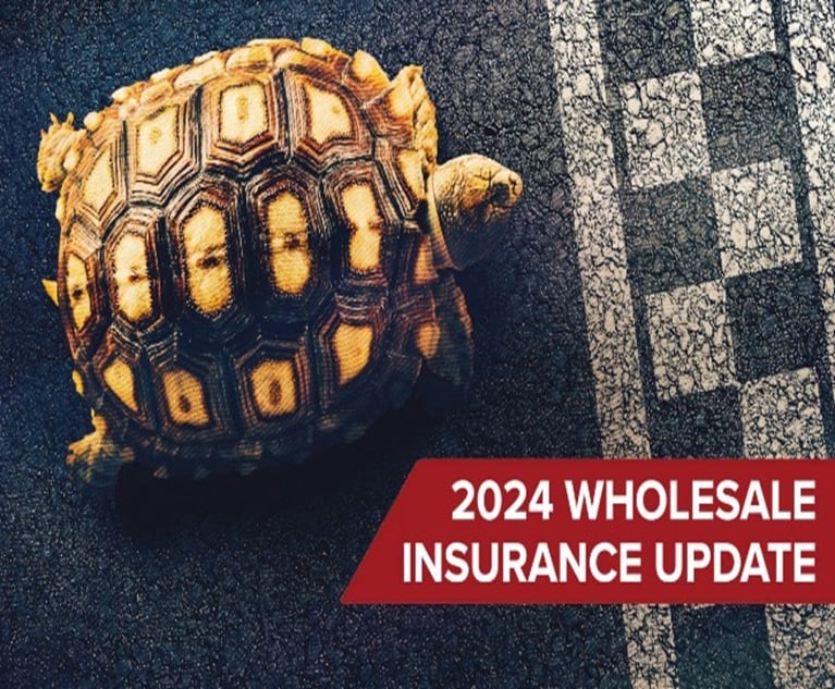 Slow and  steady: The E&S market has expanded in part due to the impact of hard-market conditions on the admitted insurance lines and carriers. (Photo illustration by Chris Nicholls/ALM Media)