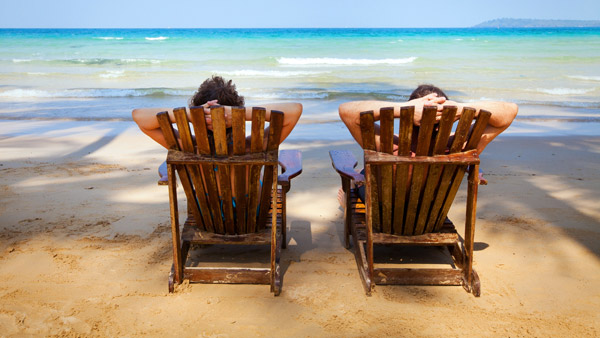 Couple on beach
