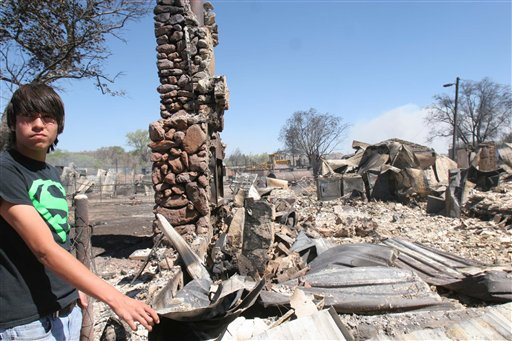 Texas Wildfire April 2011