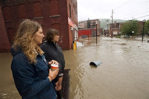 Hurricane Irene Damage