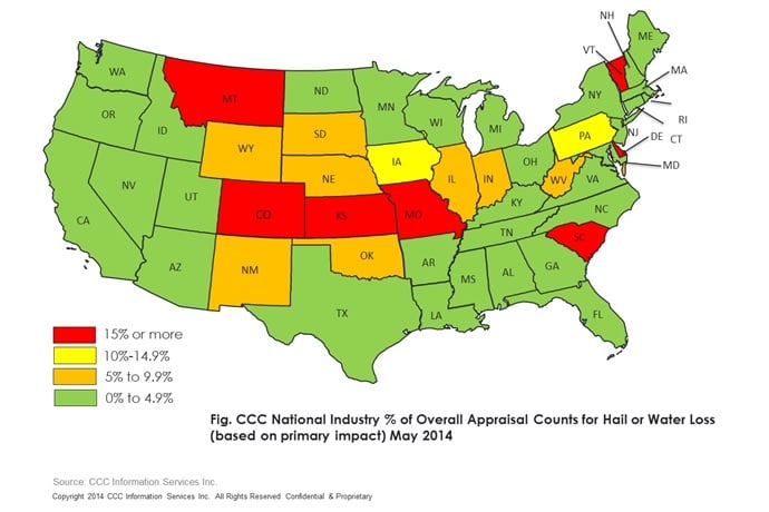 Appraisal Counts Map