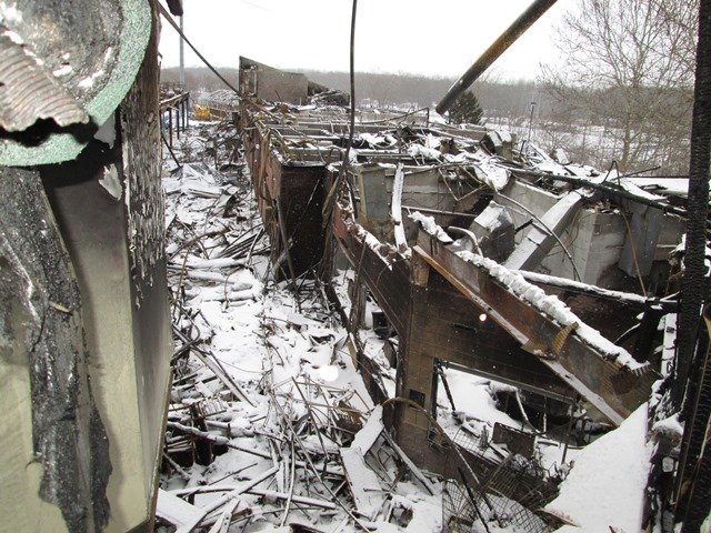 Stadium fire