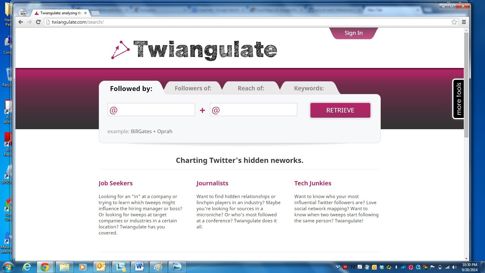 twiangulate.com