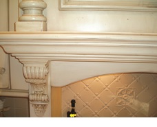 Damaged mantle - after