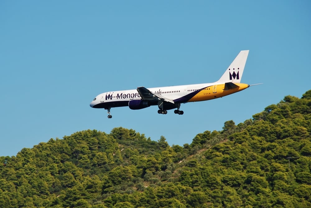 Monarch airlines plan and hills