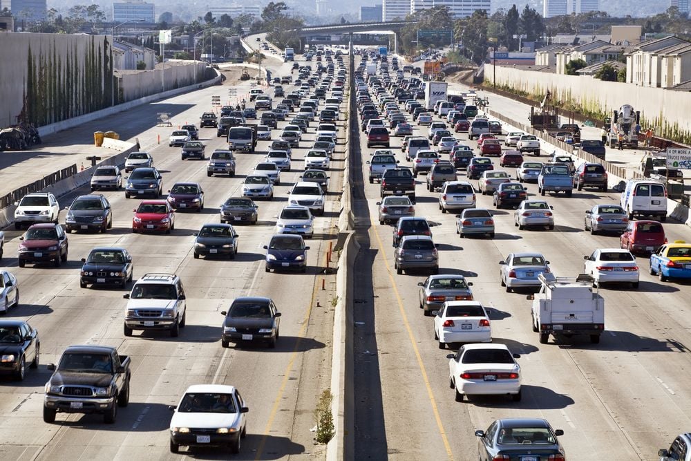 San Diego freeway traffic