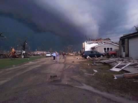 Tornado damage