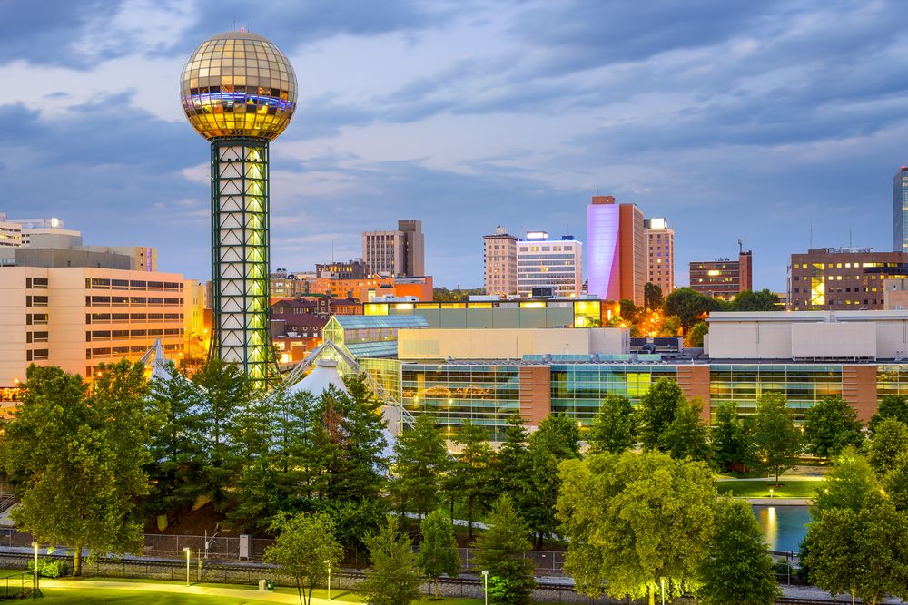 World's Fair Park in Knoxville, Tennessee