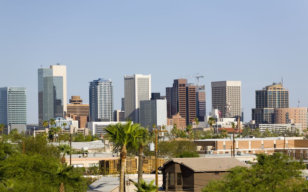 downtown Phoenix, Arizona skyline