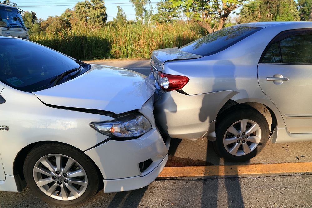 rear-end car crash