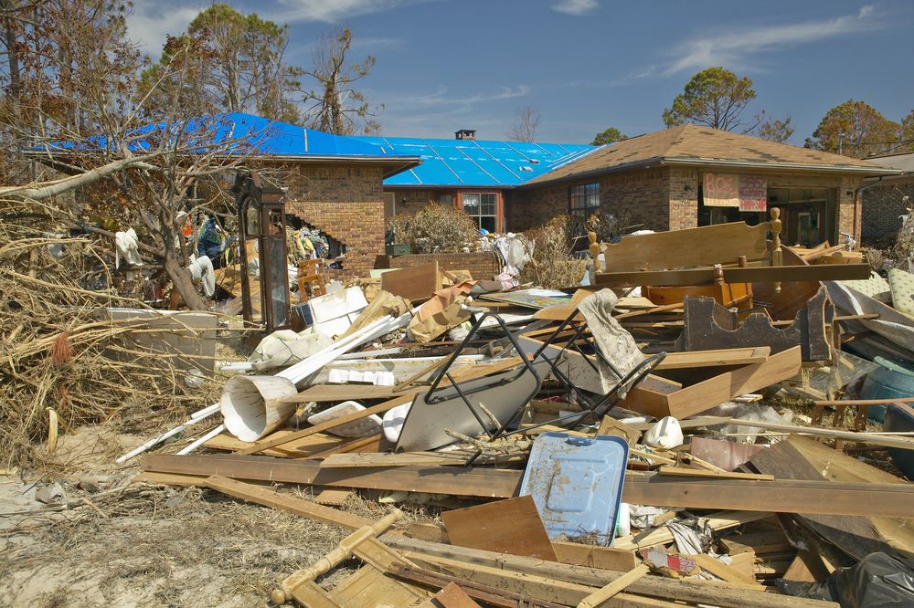 Hurricane Ivan debris