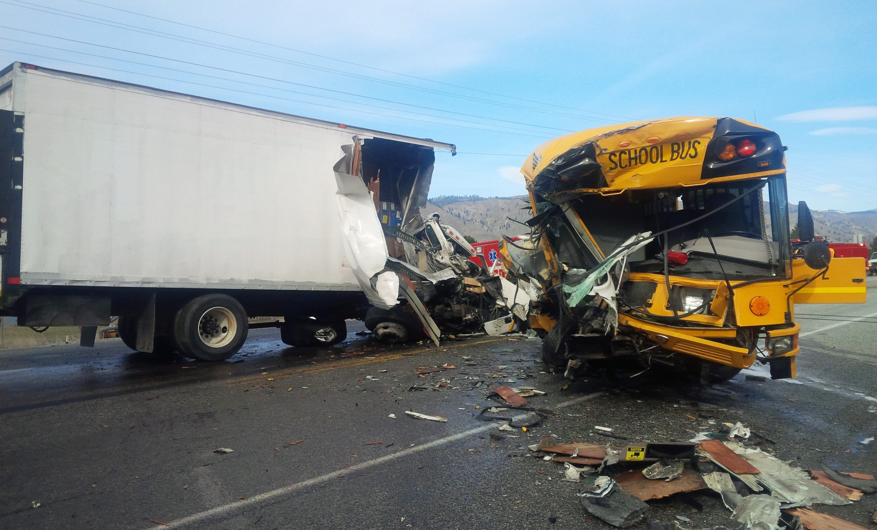 Washington school bus accident