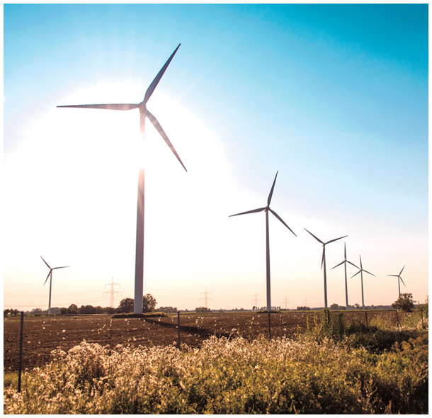 wind turbines