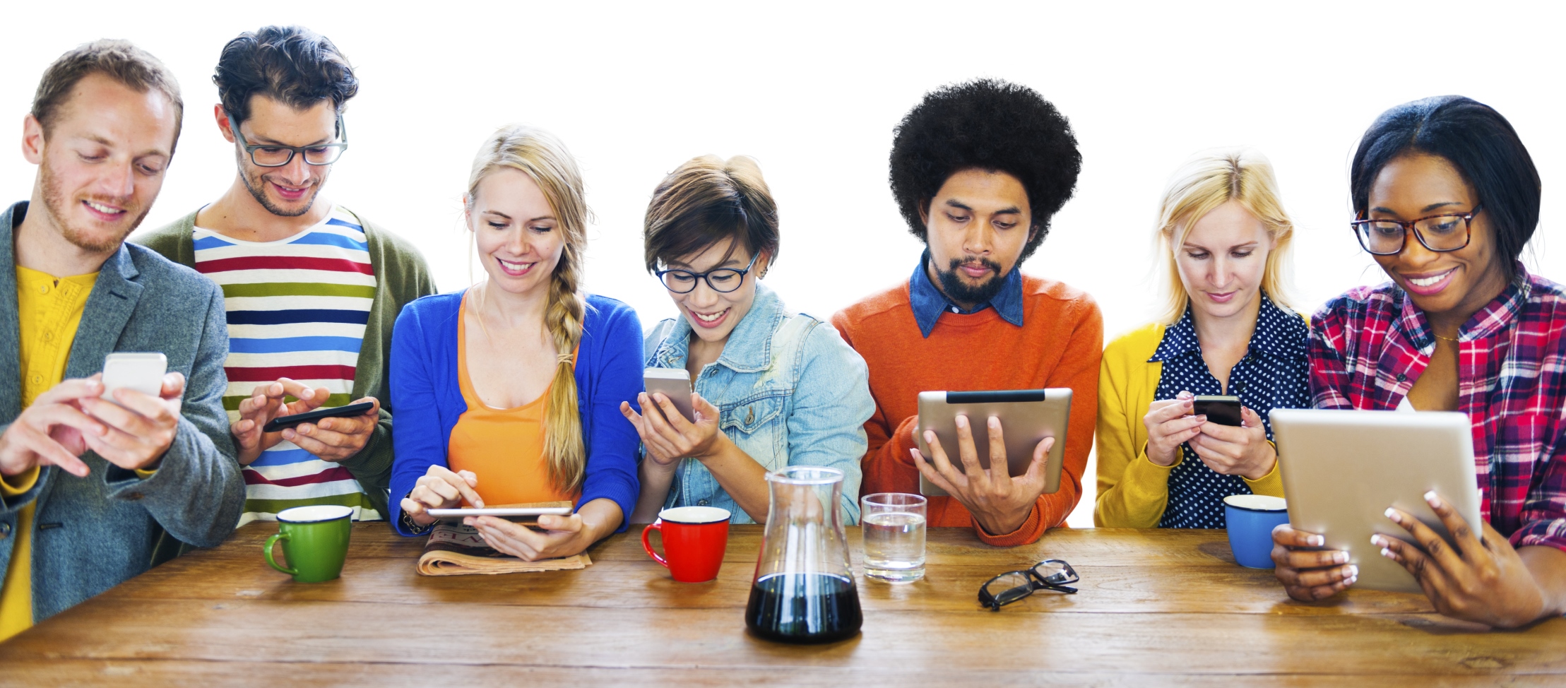 Group of Multiethnic People Using Digital Devices-ThinkstockPhotos-493282913-Rawpixel Ltd